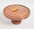 Farmhouse Raw Acacia Wood Cake Stand-0