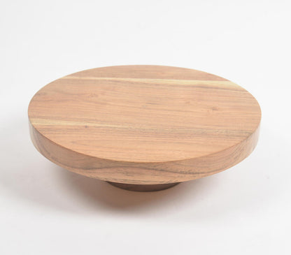 Classic Natural Acacia Wood Cake Stand-2