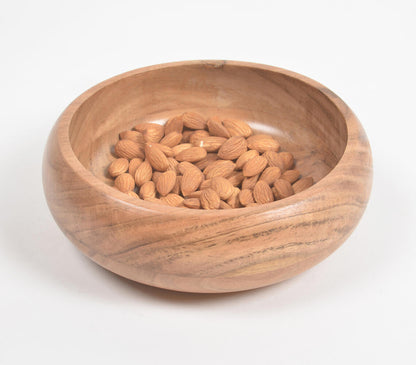 Bulky Natural Wooden Serving Bowl-0