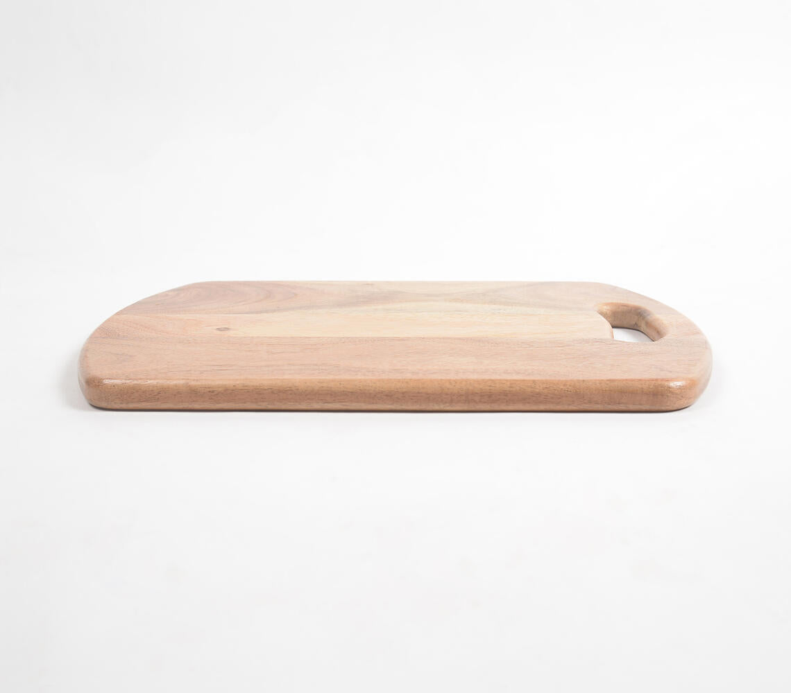 Stylish Raw Acacia Wood Chopping Board-2