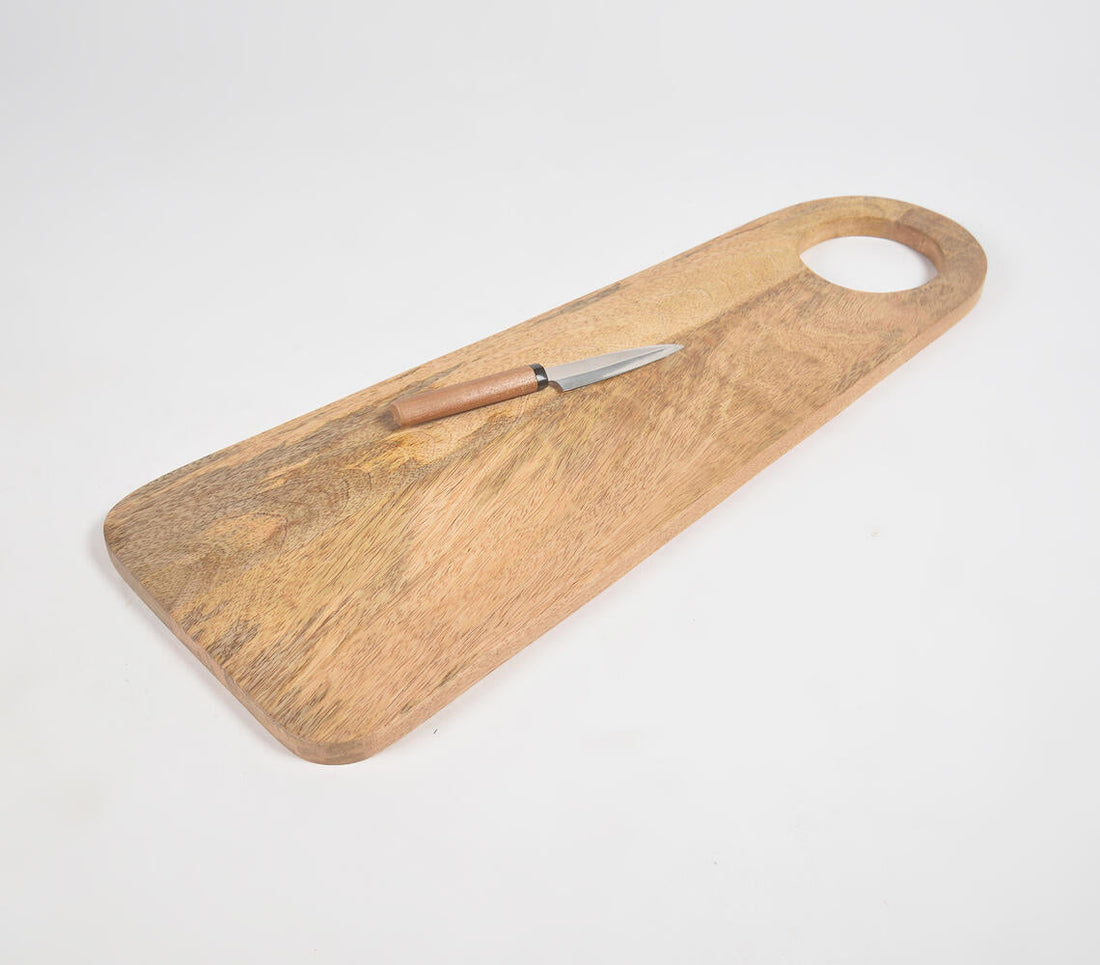 Classic mango wood narrow Chopping Board-0