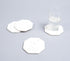 Classic Octagonal White Marble Coasters (Set of 4)-0