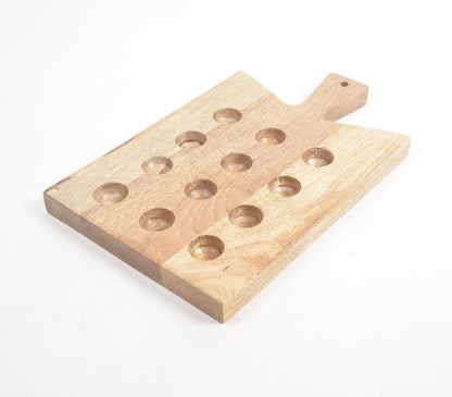 Raw Mango Wood Egg Stand (12 eggs)-0