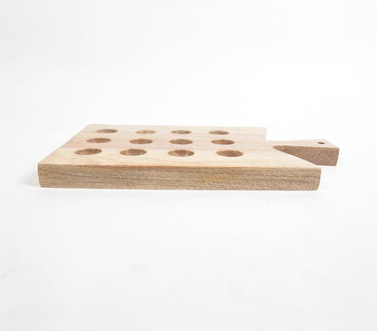 Raw Mango Wood Egg Stand (12 eggs)-2