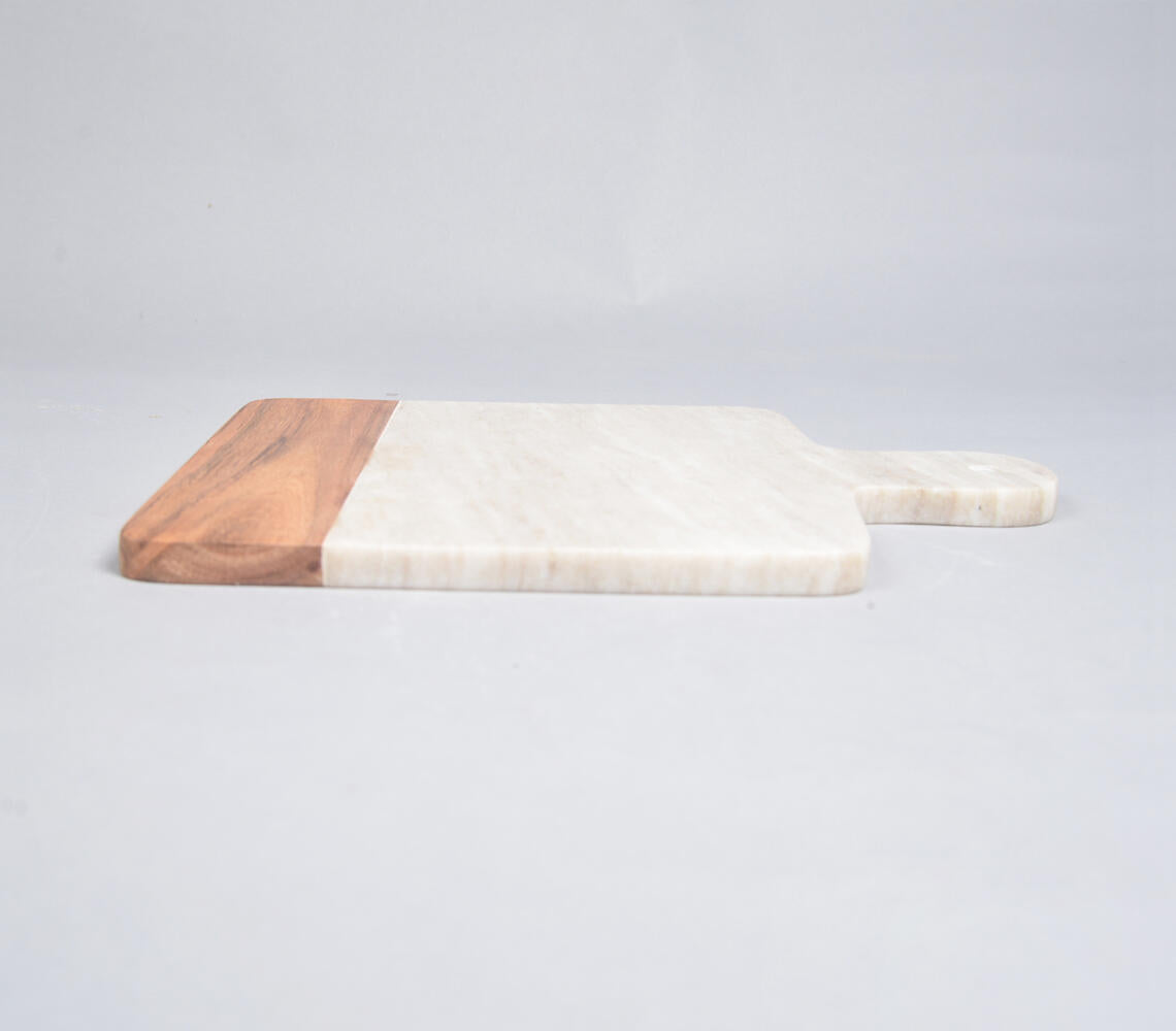 Stone &amp; Acacia Wood Chopping Board-2