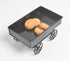 Enameled Iron Noir Serving Cart-0