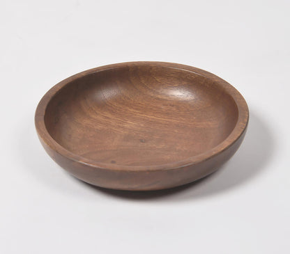 Natural Mango Wood Fruit Bowl-1