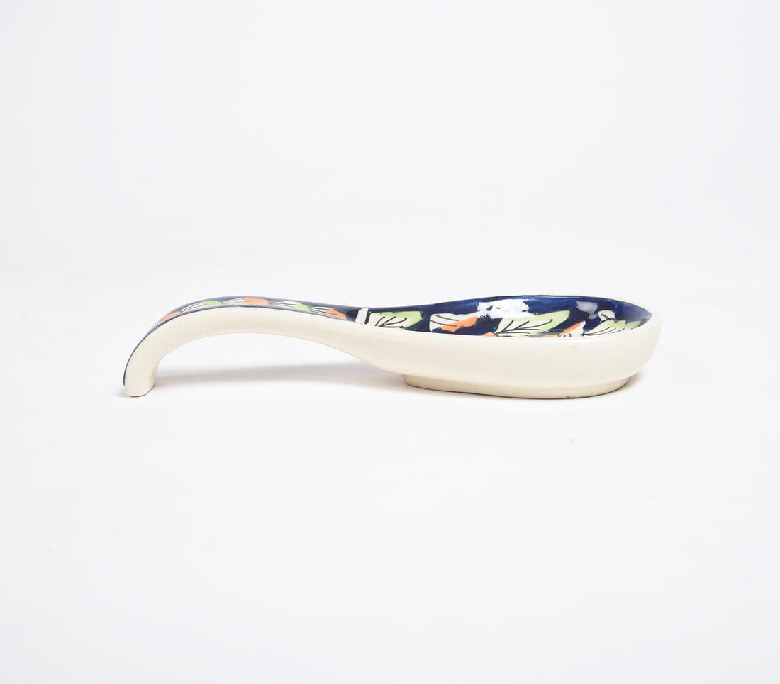 Hand Painted Ceramic Spoon Rest-1