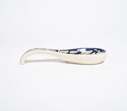 Hand Painted Ceramic Spoon Rest-1