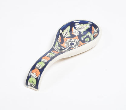 Hand Painted Ceramic Spoon Rest-2