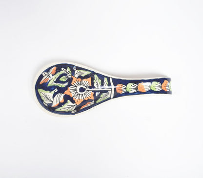 Hand Painted Ceramic Spoon Rest-3