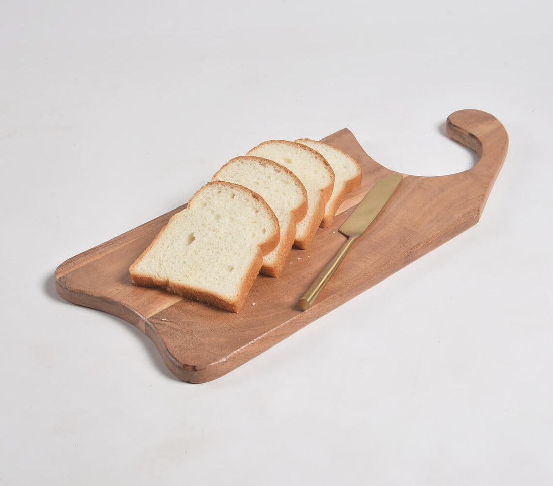 Hand Cut Acacia Wood Chopping Board-0