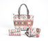 Jacquard Weave Tote, Sling & Wallet Set-0