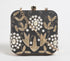 Embroidered Glass Beads Ornate Clutch Bag-0