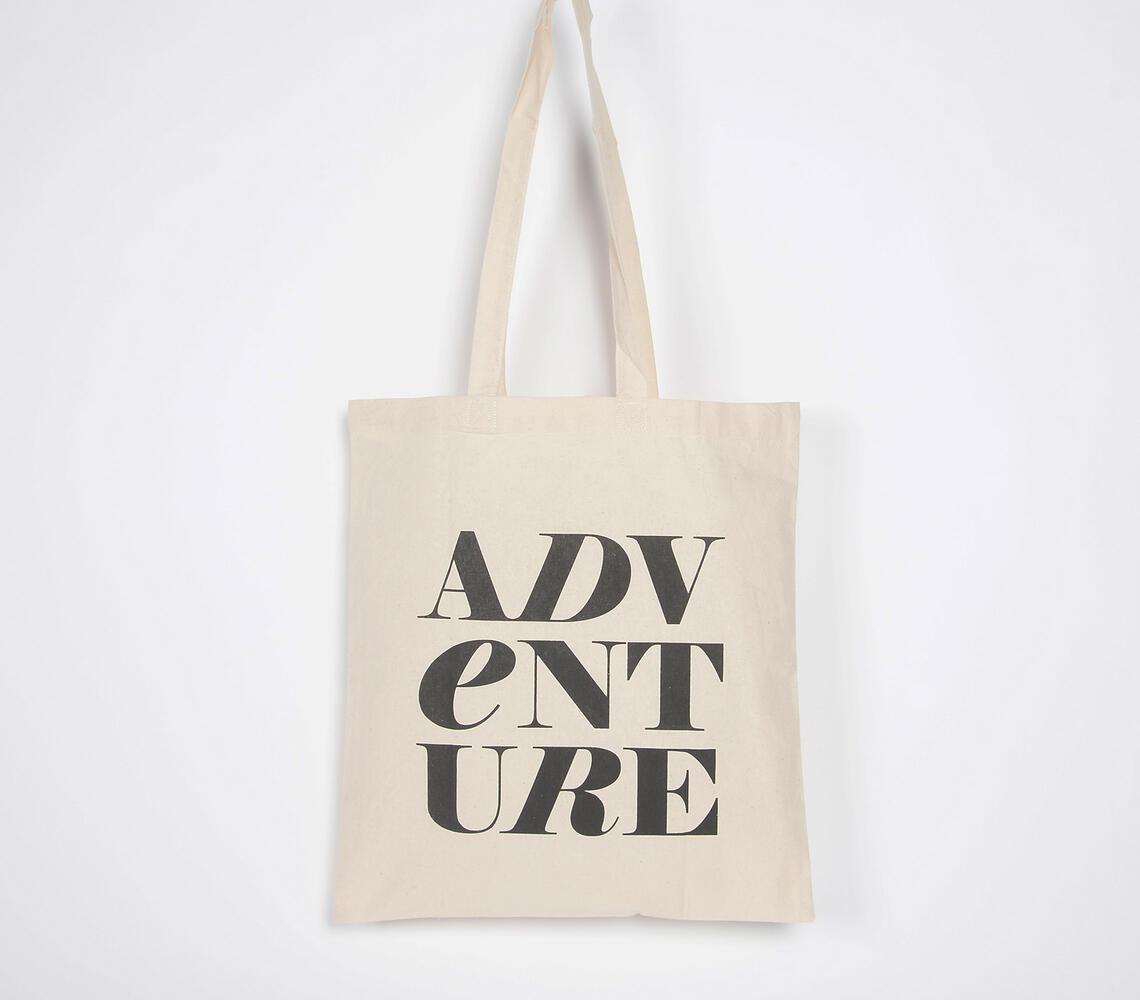 Adventure Cotton Canvas Tote Bag-0