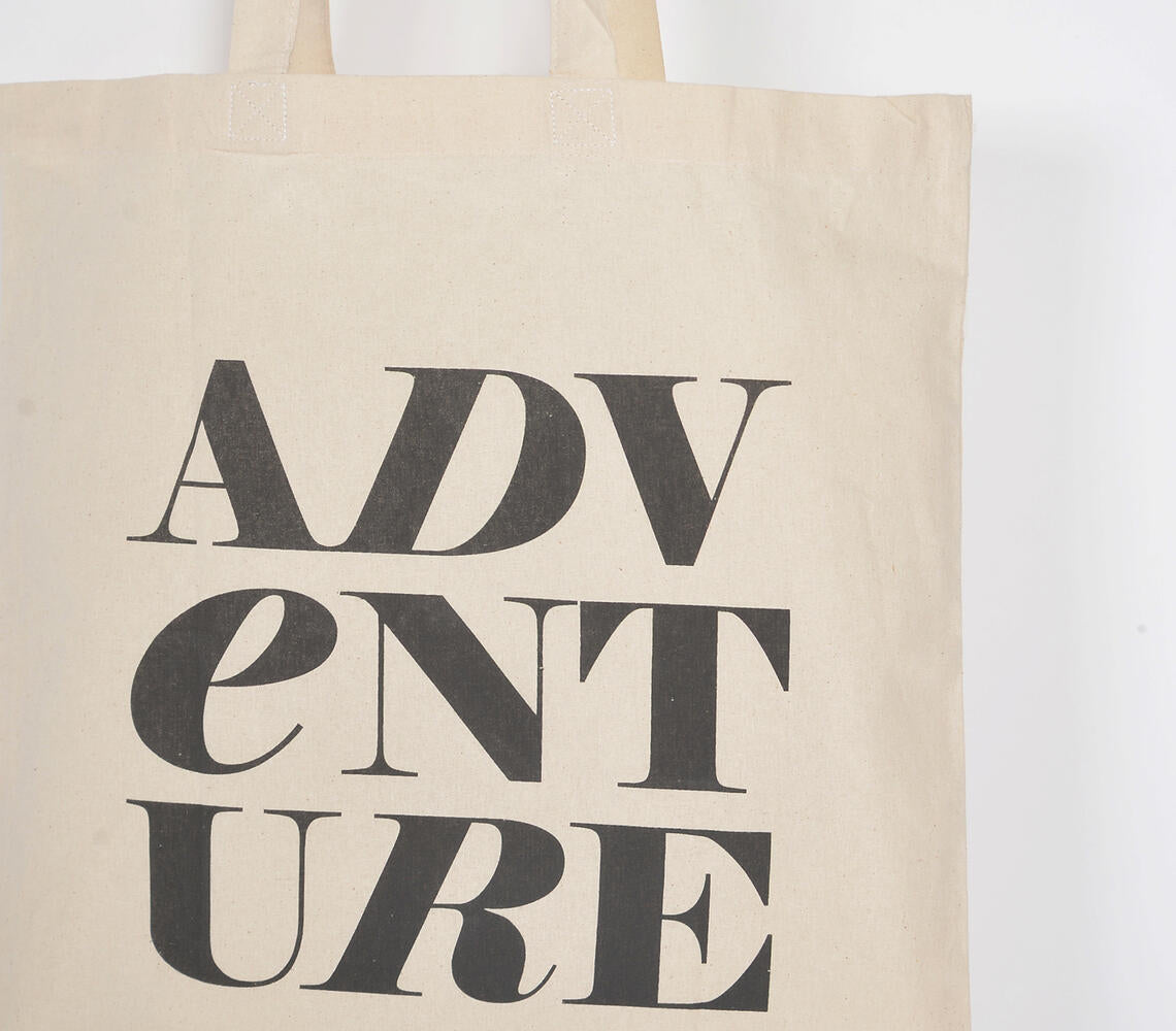 Adventure Cotton Canvas Tote Bag-1