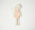 Handmade Blonde-Haired Plush Rag Doll-0