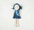 Handmade Blue-Haired Plush Rag Doll-0