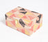 Geometric Print Tusser Silk Jewelry Box-0