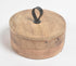 Earthy Round Wooden Jewelry Box-0