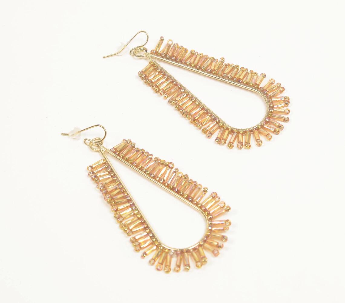 Statement Metallic Firecracker earrings-1