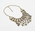 Gold-toned Statement Iron Necklace-0