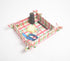 Plaid Printed Tieable Fabric trinket Tray-0