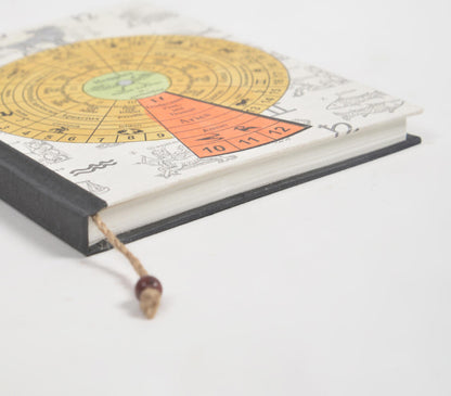 Hand Painted Astrological Aries Sign Paper Diary-2