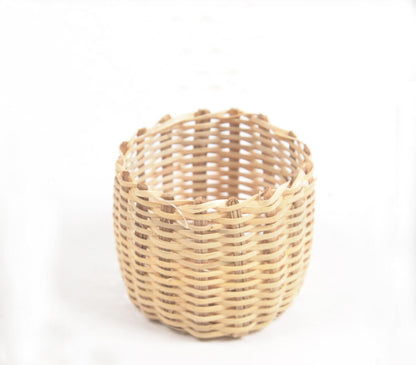 Handwoven Cane Classic Pen Holder-0