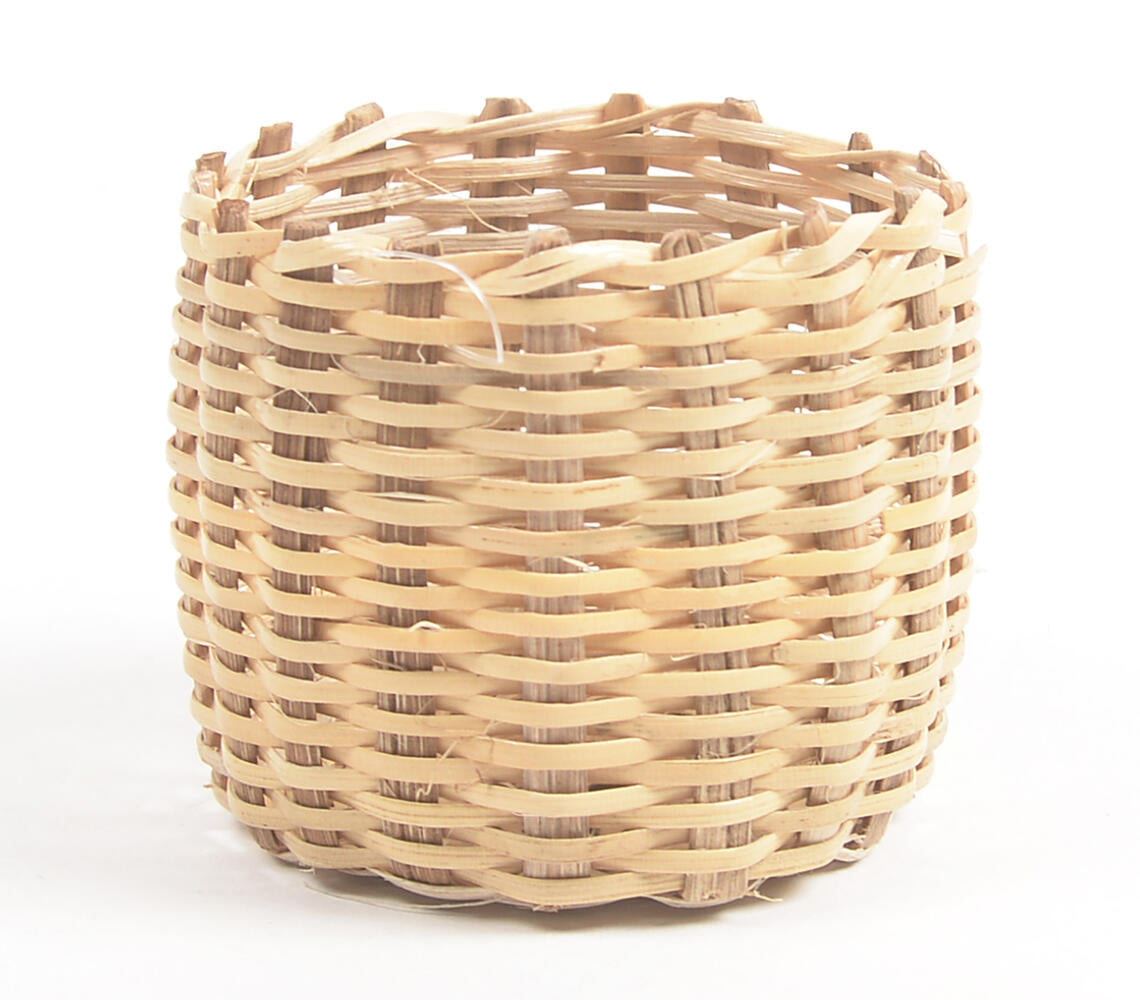 Handwoven Cane Classic Pen Holder-1