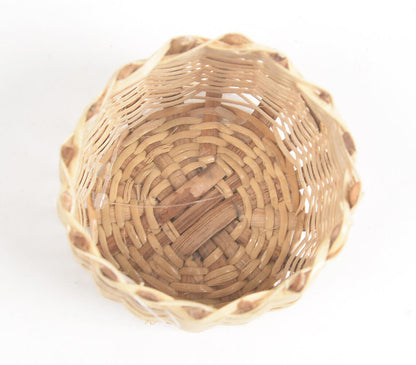 Handwoven Cane Classic Pen Holder-2