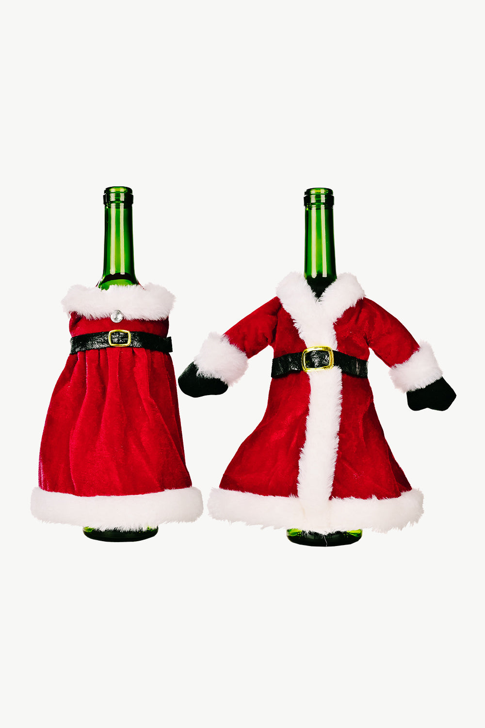 2-Pack Christmas Dress Wine Bottle Covers