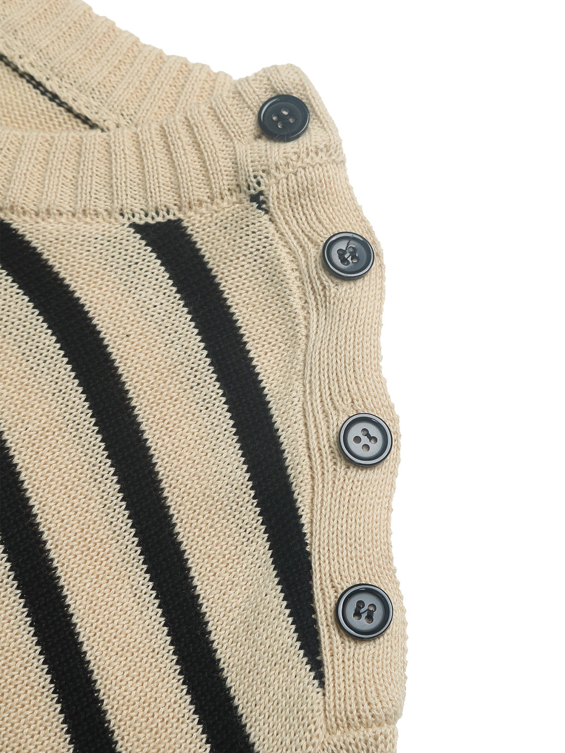 Striped Round Neck