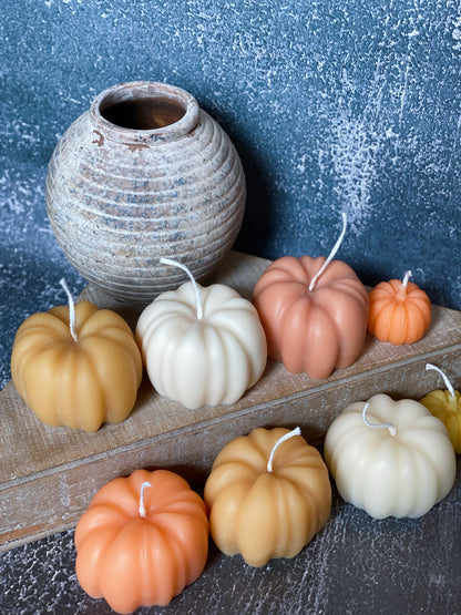 Autumn Pumpkin Handmade Soy Wax Candle-3