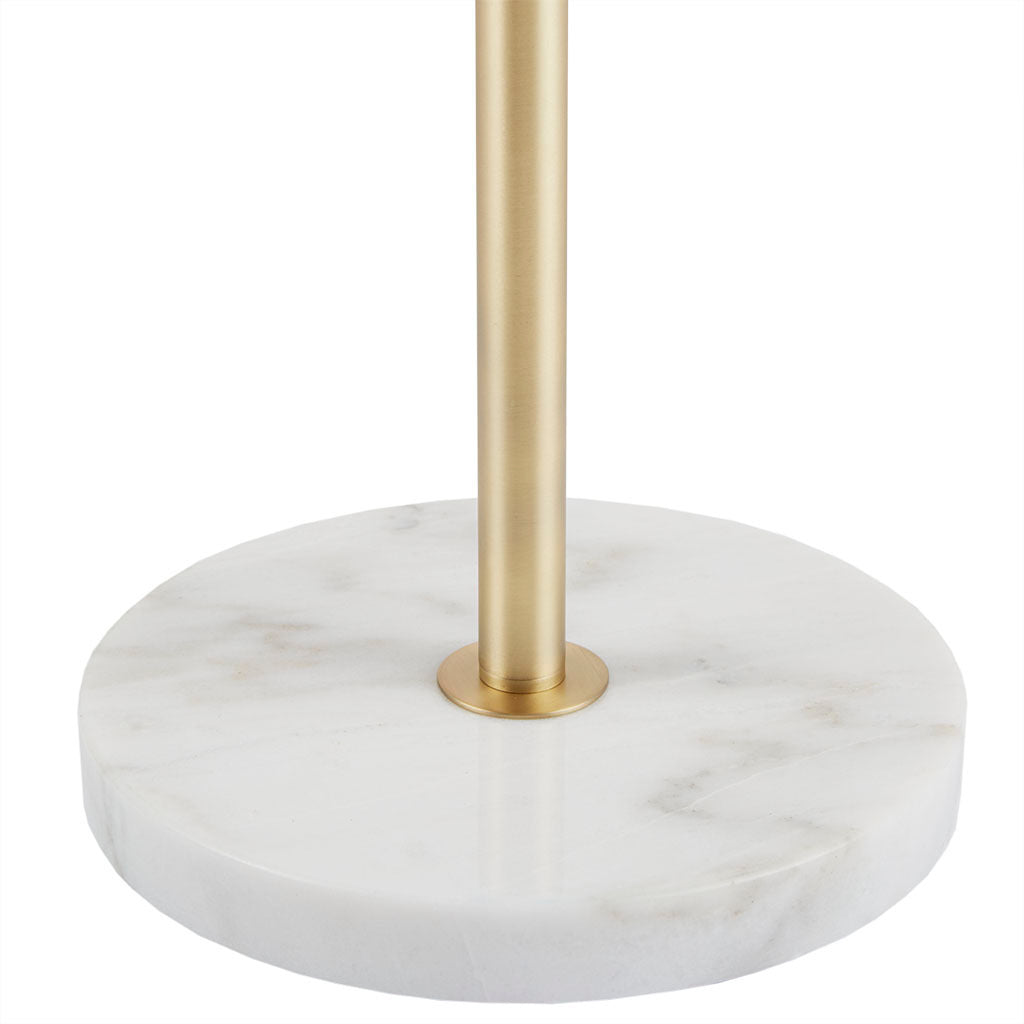 3-Globe Light Floor Lamp with Marble Base-7