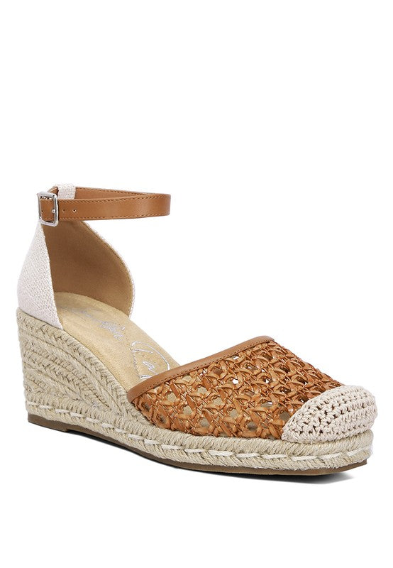 Mason Pin Buckle Wedge Heel Espradilles