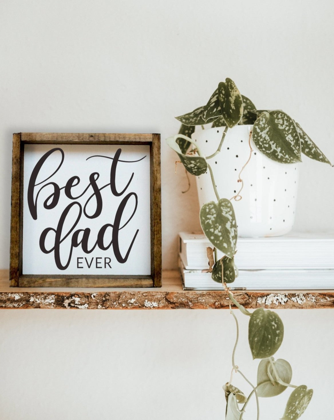 Best Dad Ever Mini Wood Sign-1