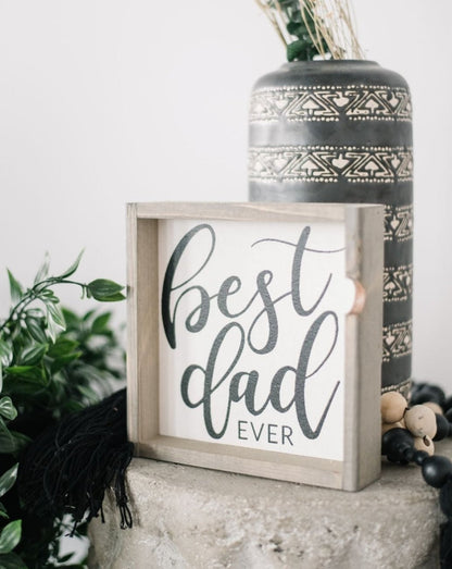 Best Dad Ever Mini Wood Sign-4