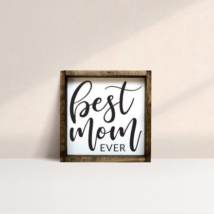 Best Mom Ever Mini Wood Sign-2