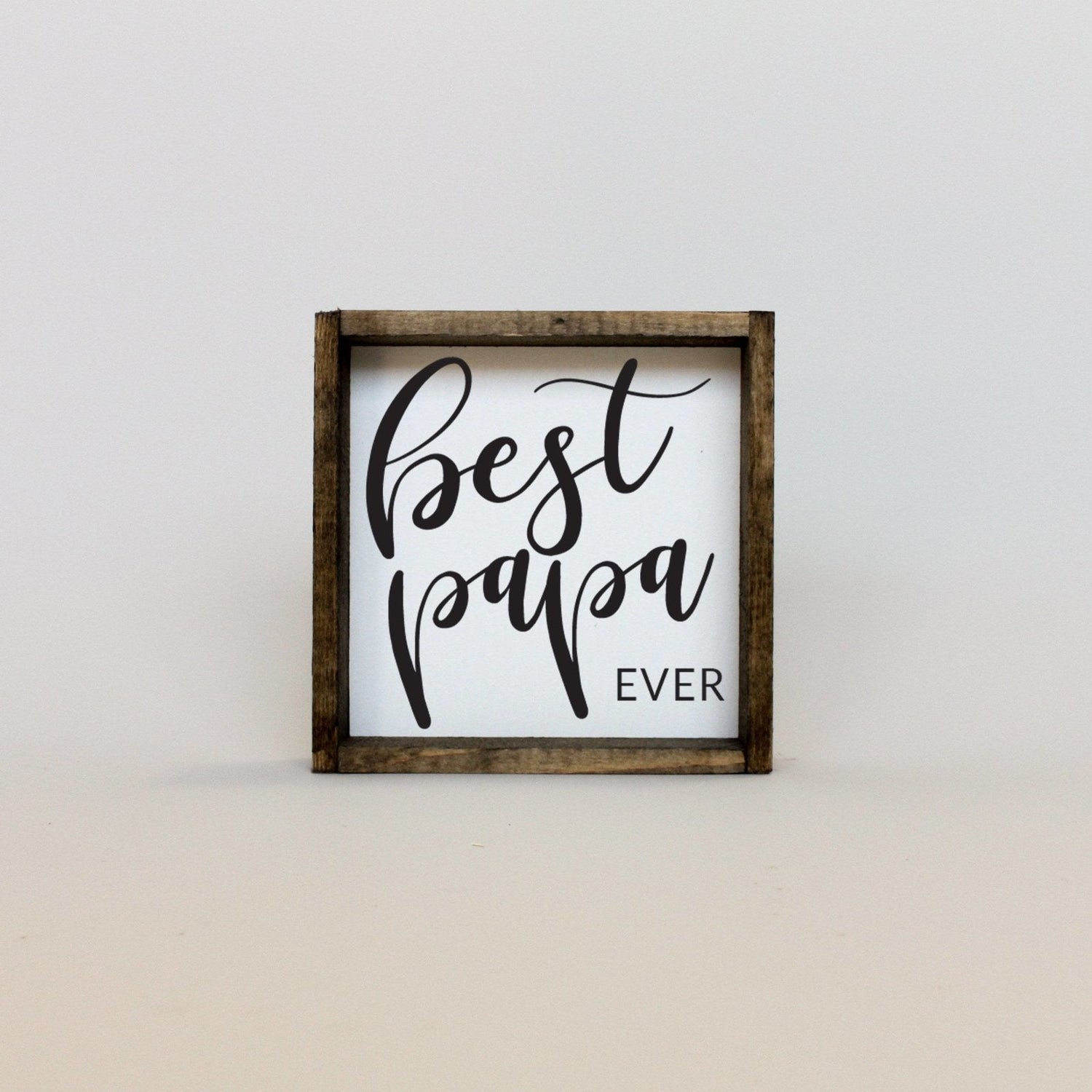 Best Papa Ever Mini Wood Sign-3