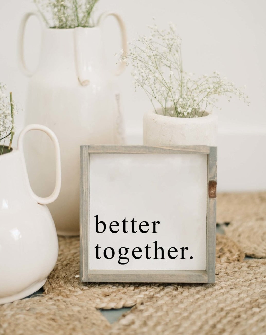 Better Together Mini Wood Sign-3