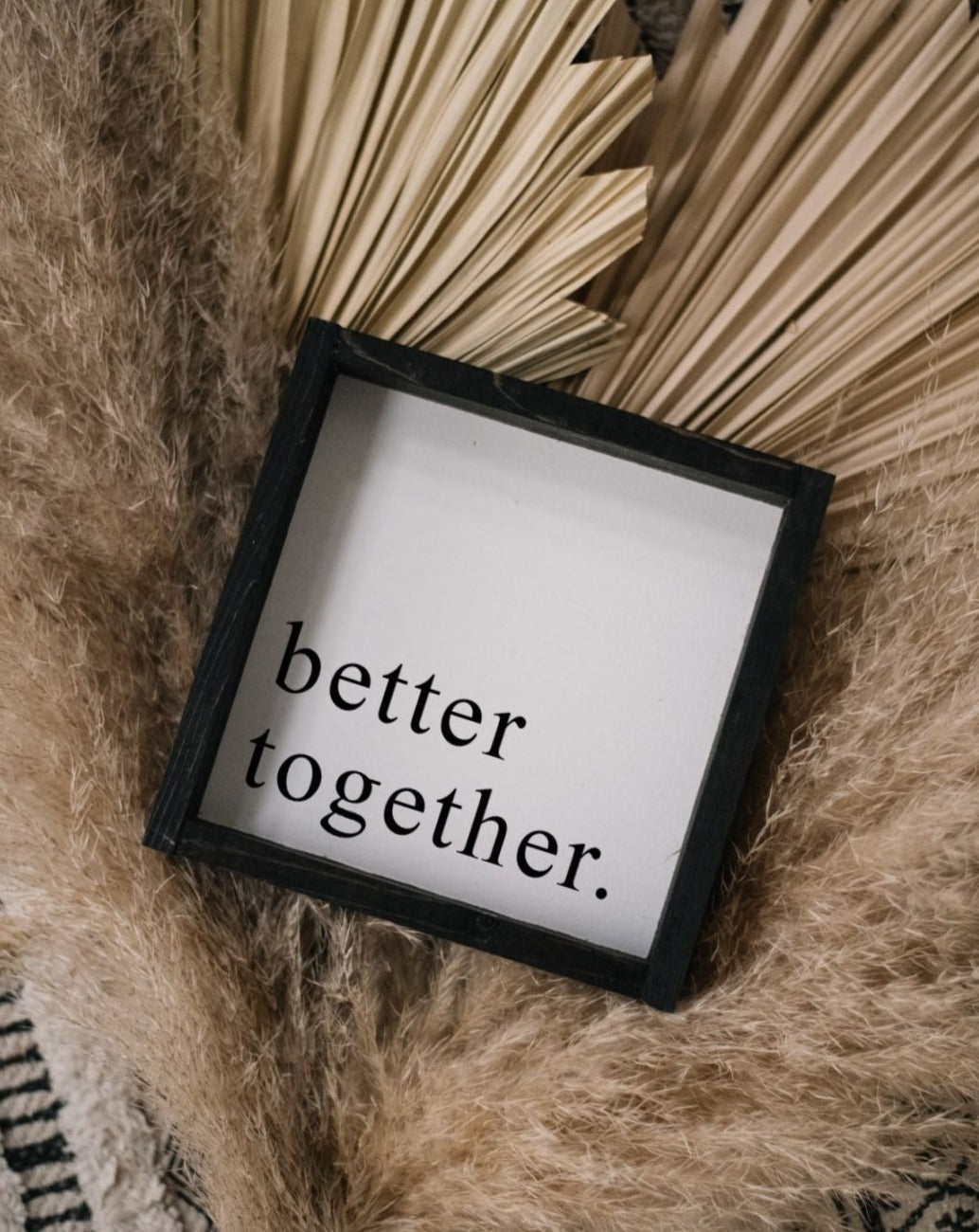 Better Together Mini Wood Sign-5