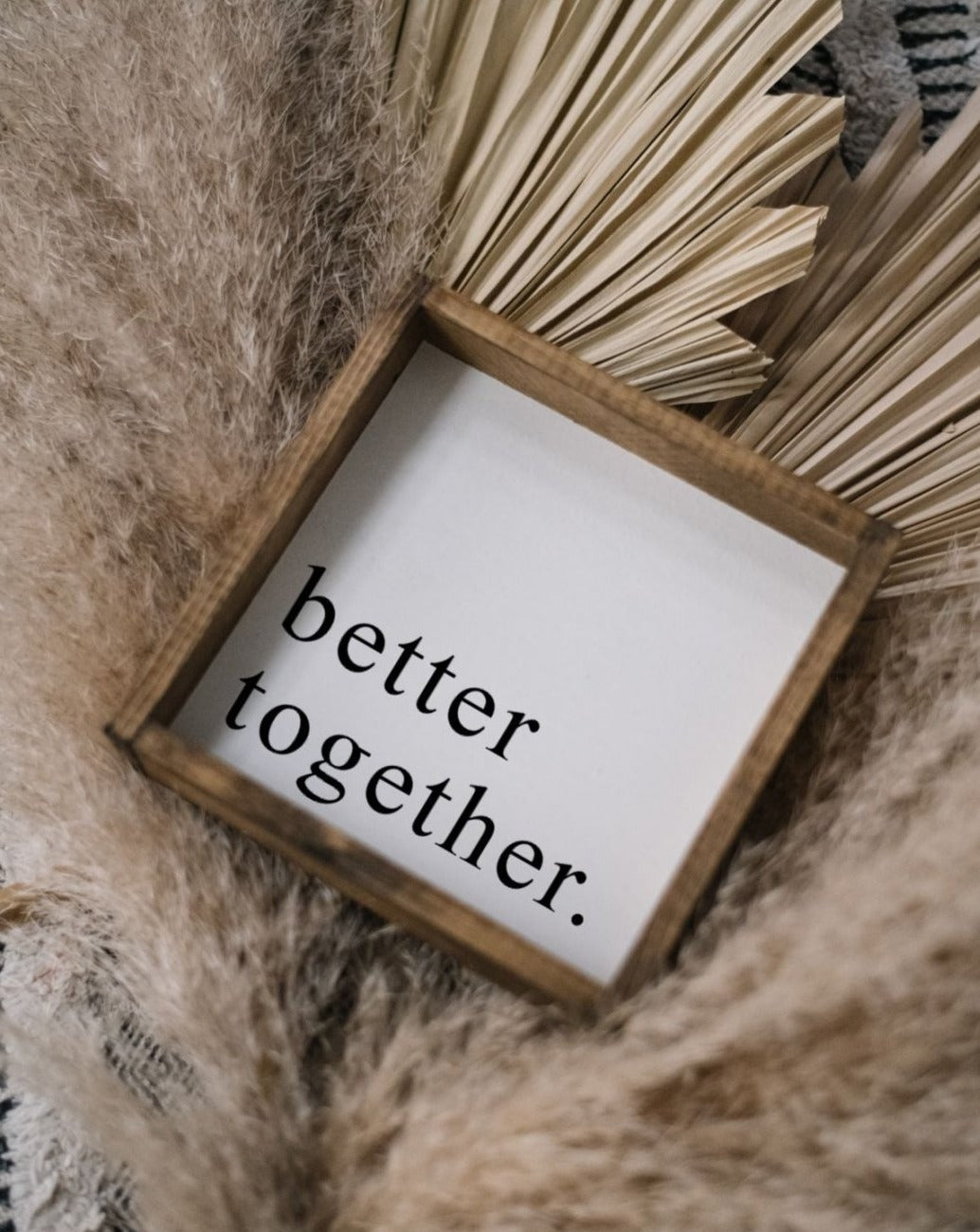 Better Together Mini Wood Sign-2