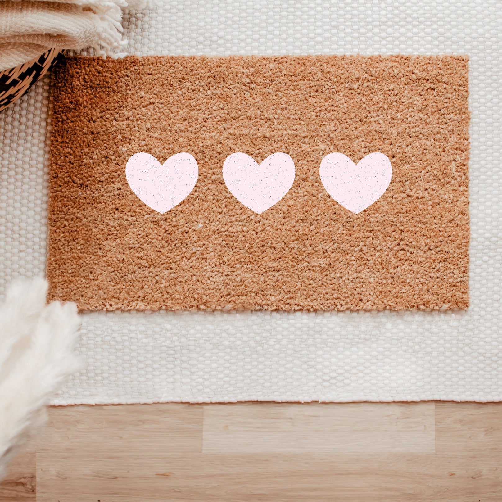 Triple Heart Doormat-2