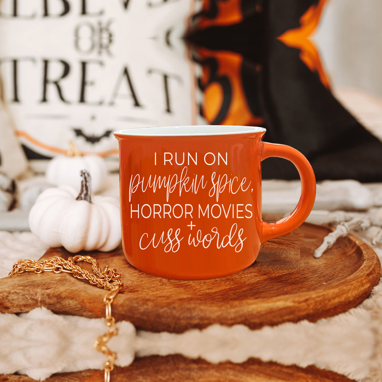 Pumpkin + Horror Mug-2