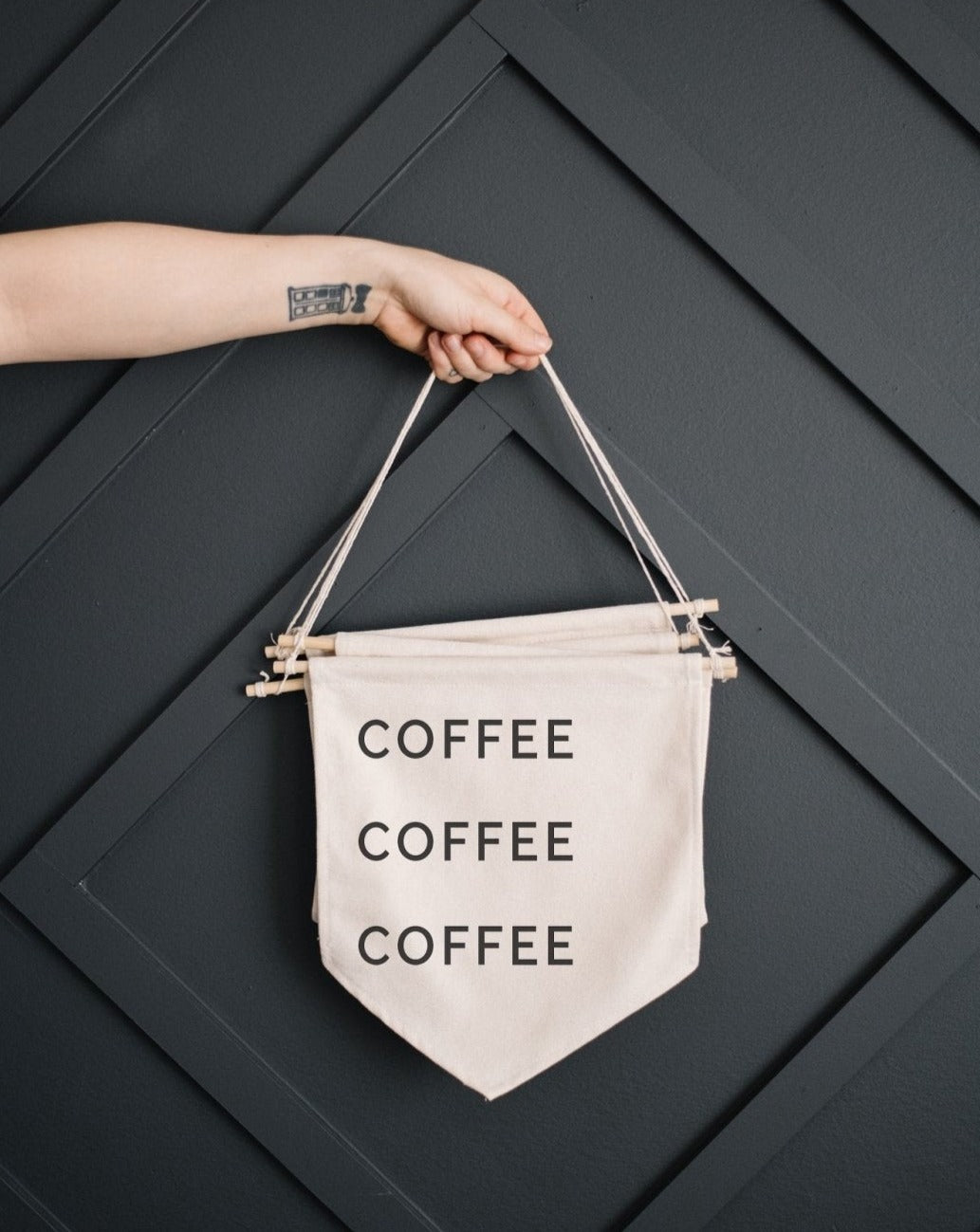 coffee coffee coffee Canvas Banner-1