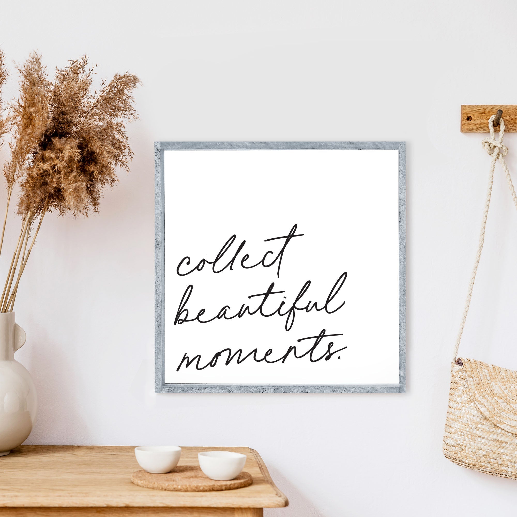 Collect Beautiful Moments Wood Sign-2