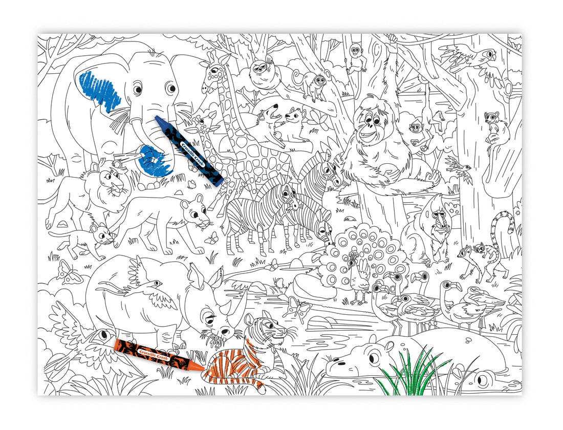 Coloring Art Sets: Jungle Jamboree-1