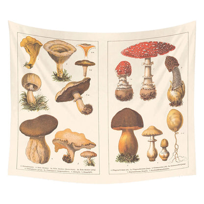 Quotes Mushroom Tapestry Wall Decor