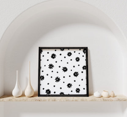 Daisy Pattern Wood Sign-5